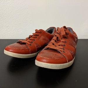Red ALDO sneakers
